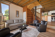 Living room at Harbour House