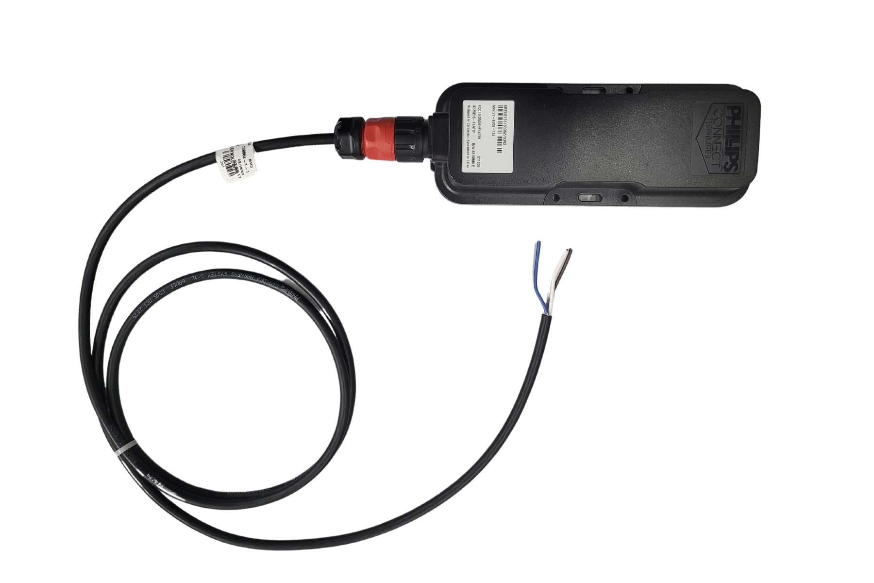 Phillips Connect StealthNet Asset Tracker on 4-Pin ABS Harness (USA)