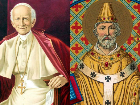 QUI SONT LES PAPES SAINT LEON LE GRAND ET LEON XIIIÂ ?
