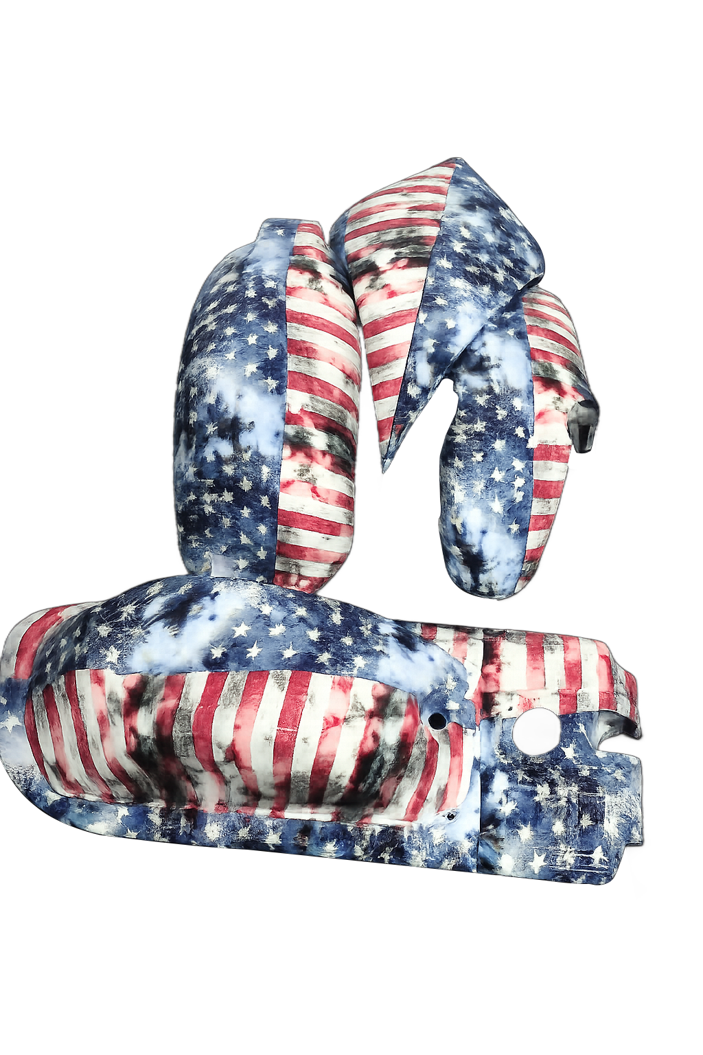 Kit de guardabarros Old Glory M1PS para motocicleta Eahora