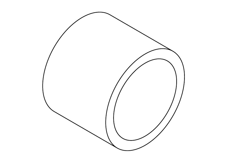 Thumbnail: MIA Plastic Bearing J3SM-0810-08 for Electric ATV Scooters