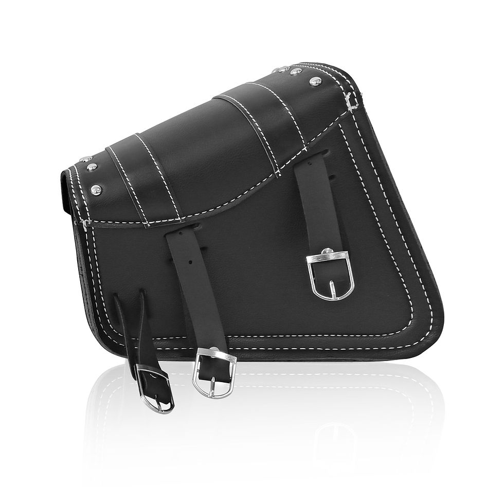 Thumbnail: Eahora Motorcycle Leather Saddle Bags(Pre-Order)