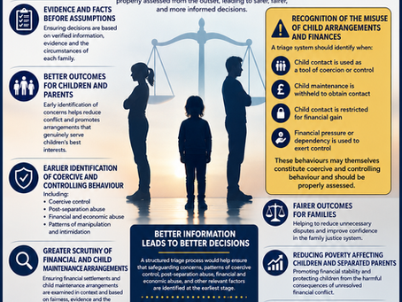 Why Family Court and Child Maintenance Reform Must Work Hand in Hand