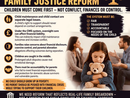 Reform the Child Maintenance and Family Court System