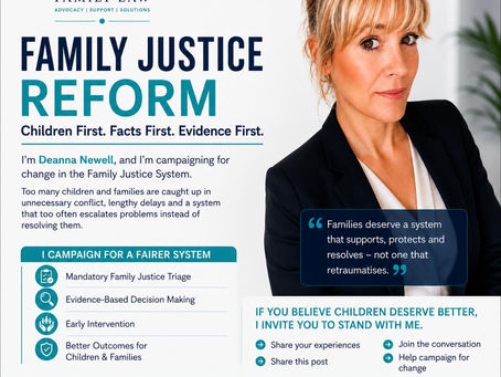 Child Maintenance and Family Court Reform: A Call to Work Together