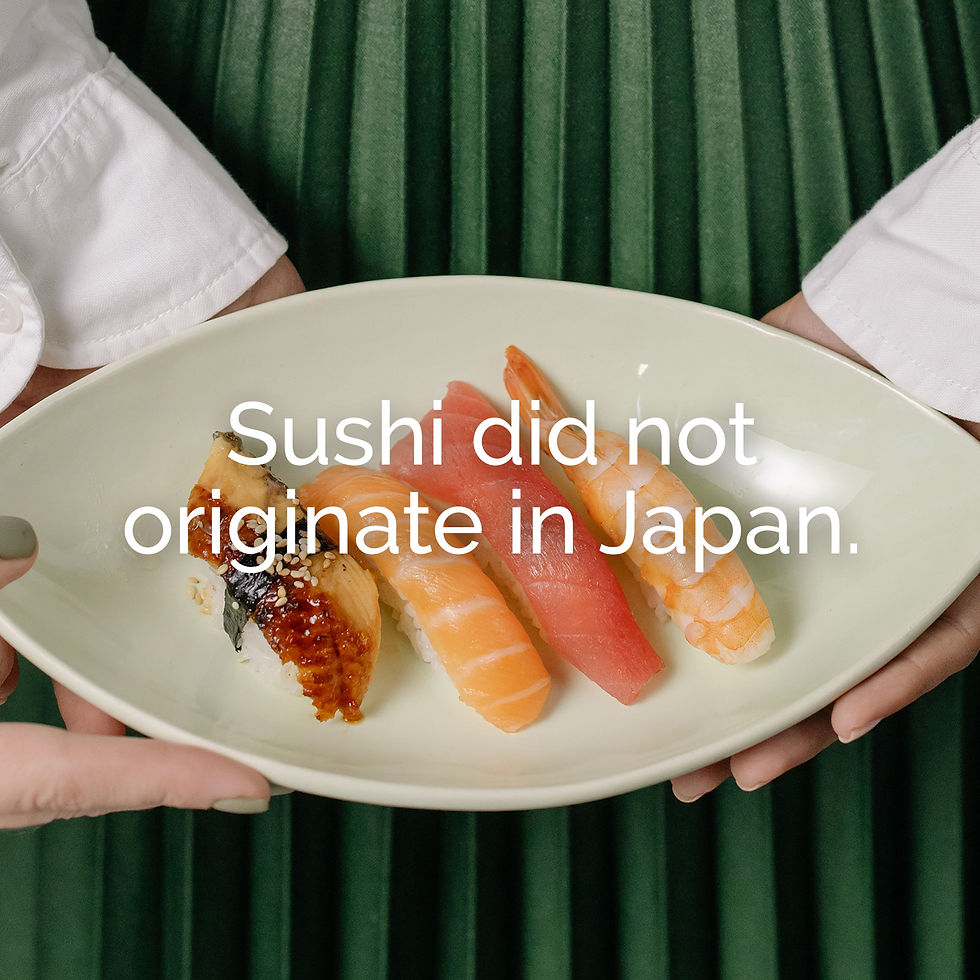 A Plate of Sushi