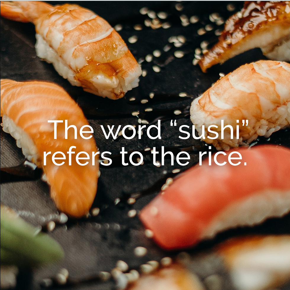 Ebi Sushi and Salmon Sushi