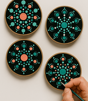 Dot Mandala Magnet