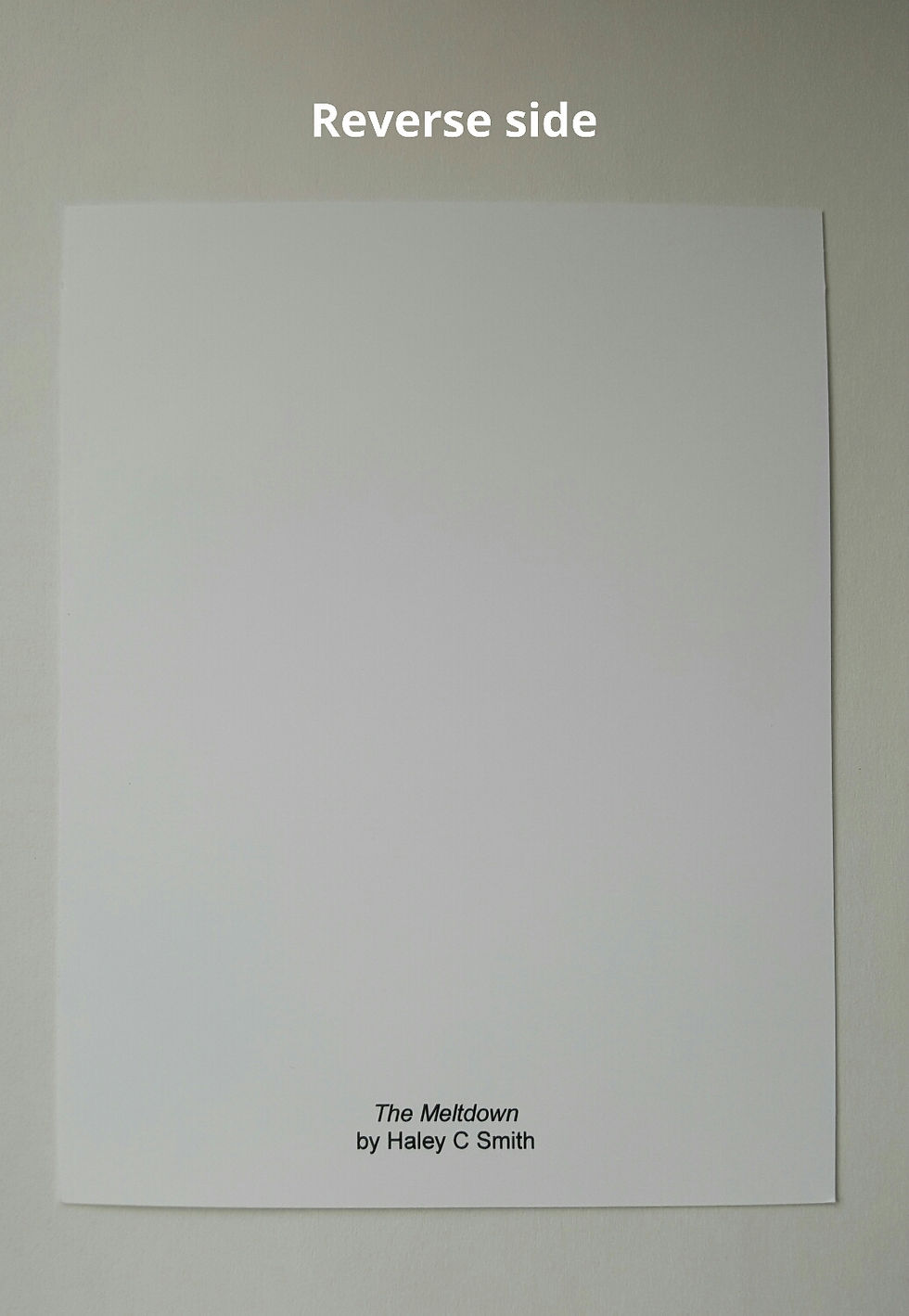 Thumbnail: "The Meltdown" Postcard (single)