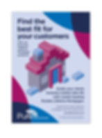 Full page advert design for a financial services provider