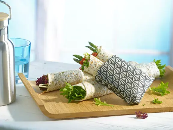bees wrap Wrapi pour emballer des wraps sandwichs