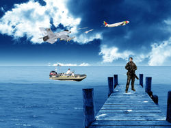Montagem Photoshop - Atentado