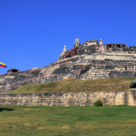 Cartagena of the Castle San Felipe de Barajas.jpeg