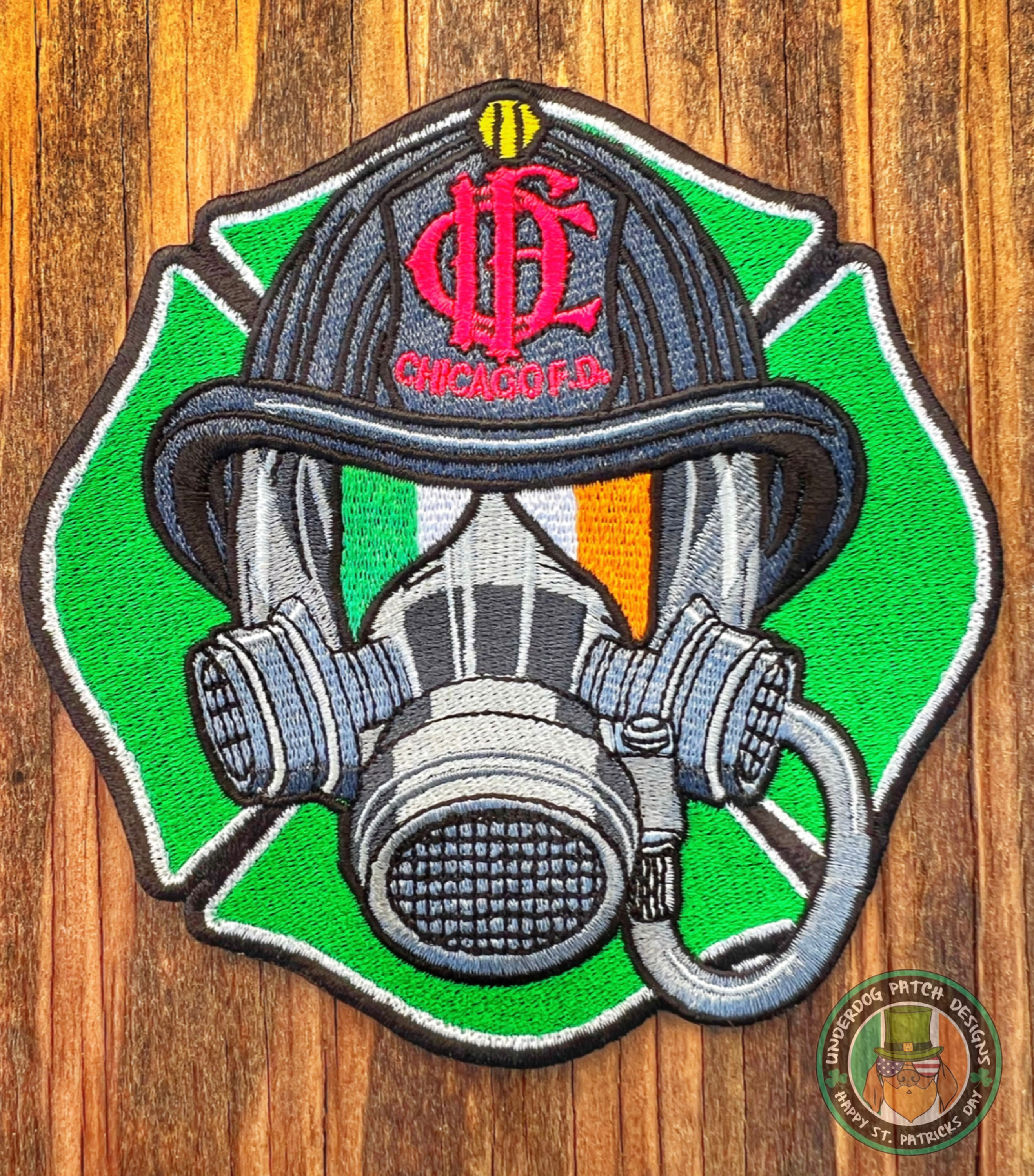 Chicago Fire St. Patrick’s Day embroidered patch 