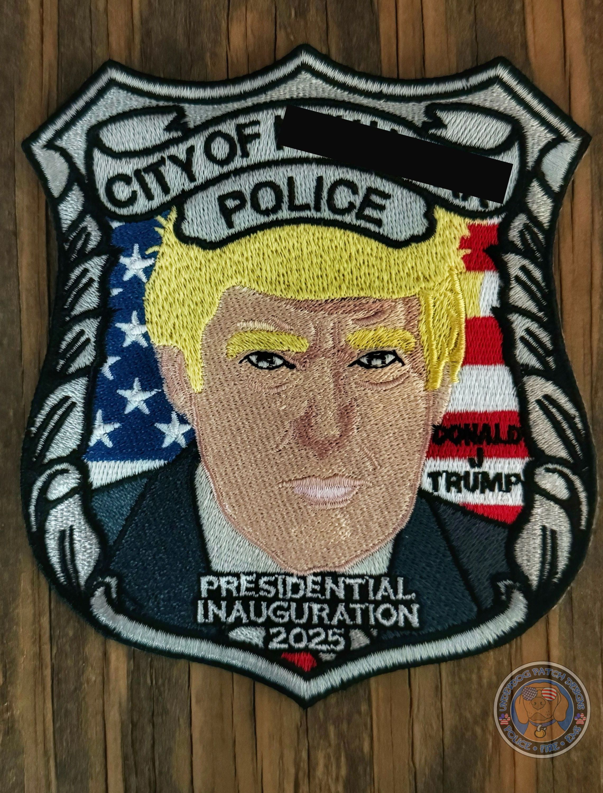New York Police Donald Trump Presidential Inauguration patch 2025