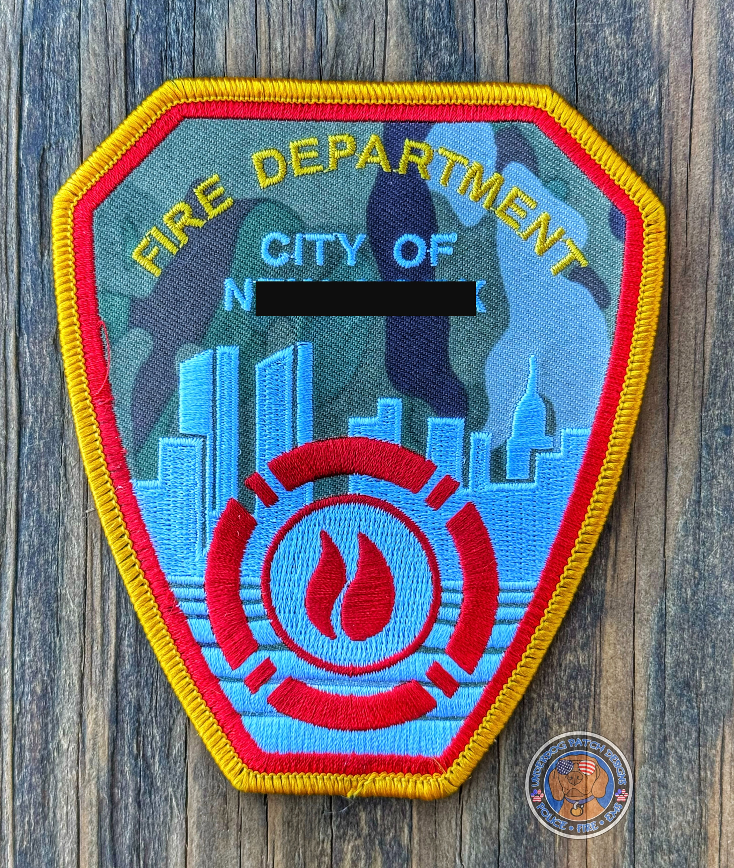 New York Fire Camouflage Veterans Day patch 