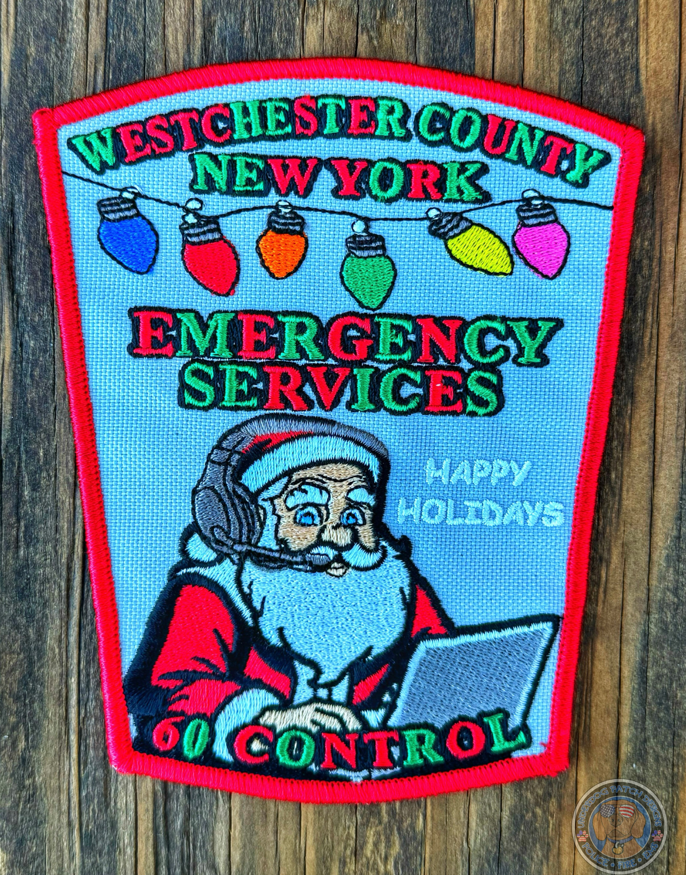 Westchester County Dept. Of Emergency Services 60 Control holiday patch 