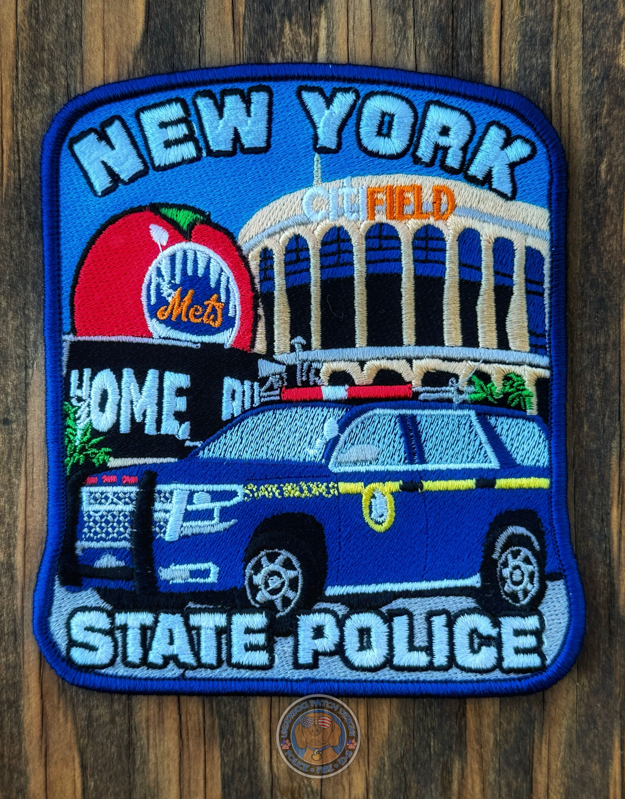 New York State Police CitiField Mets patch 