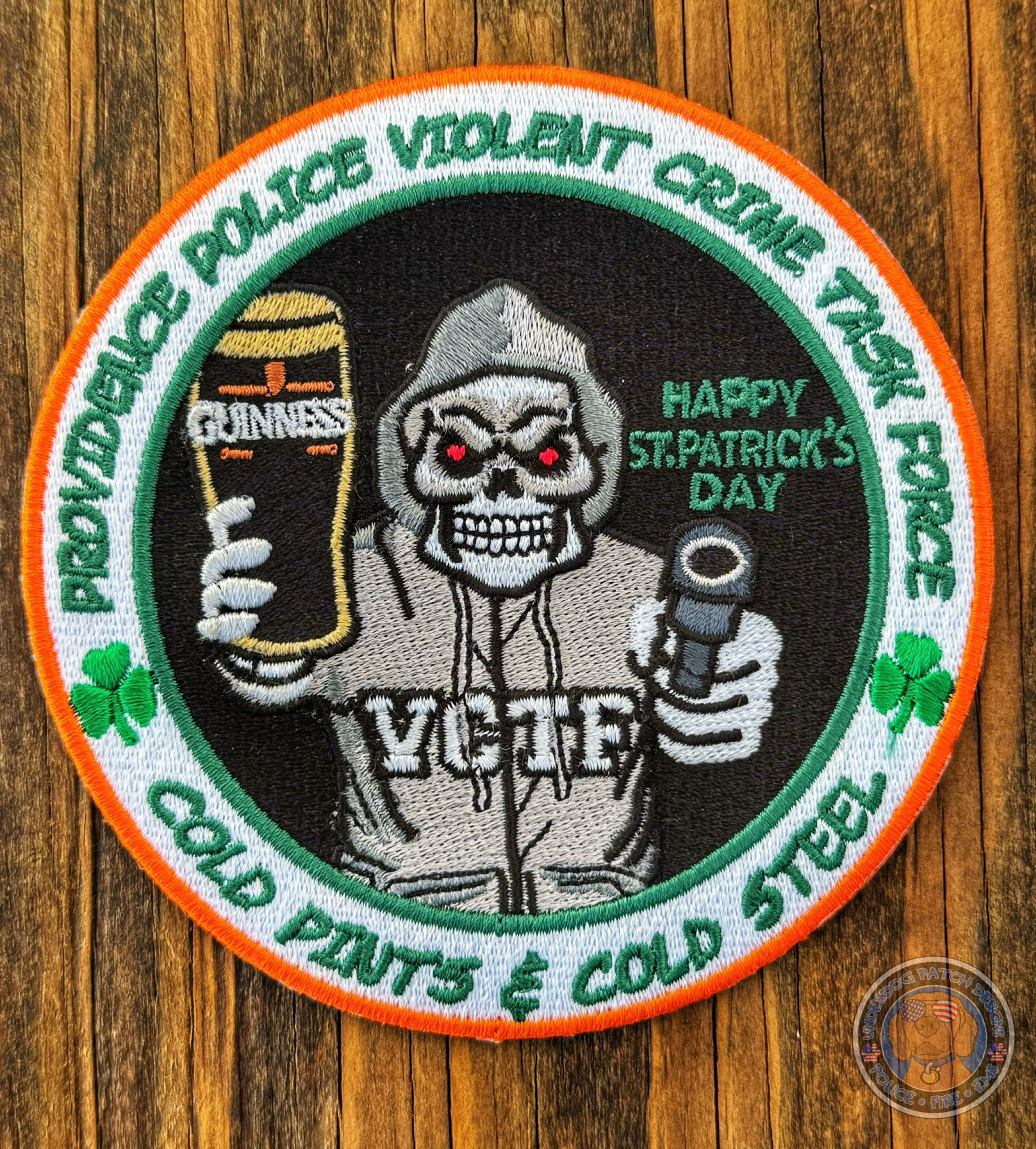 Providence RI Violent Crime Task Force St. Patrick’s Patch 