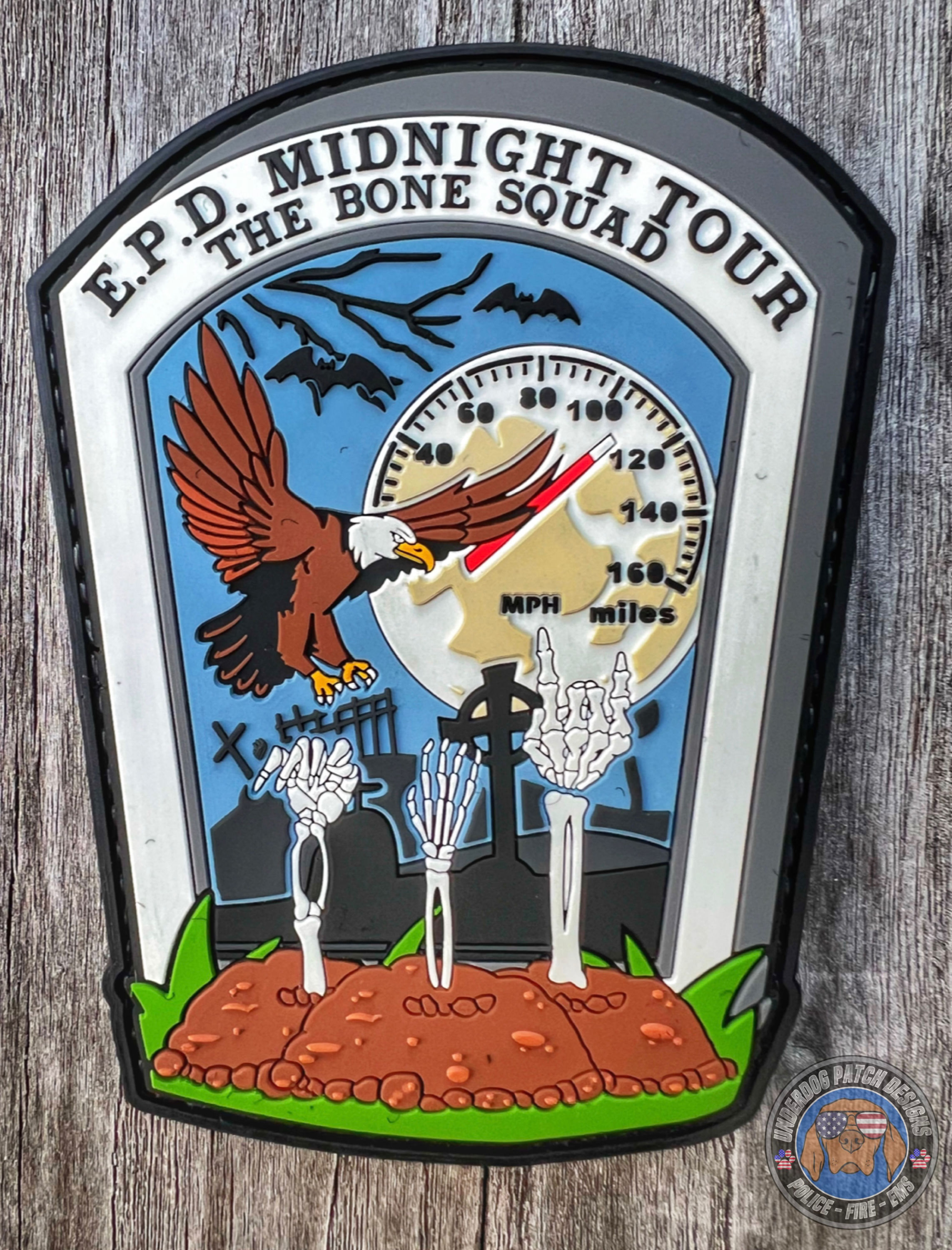 Eastchester Police New York Midnight Halloween PVC Velcro patch 