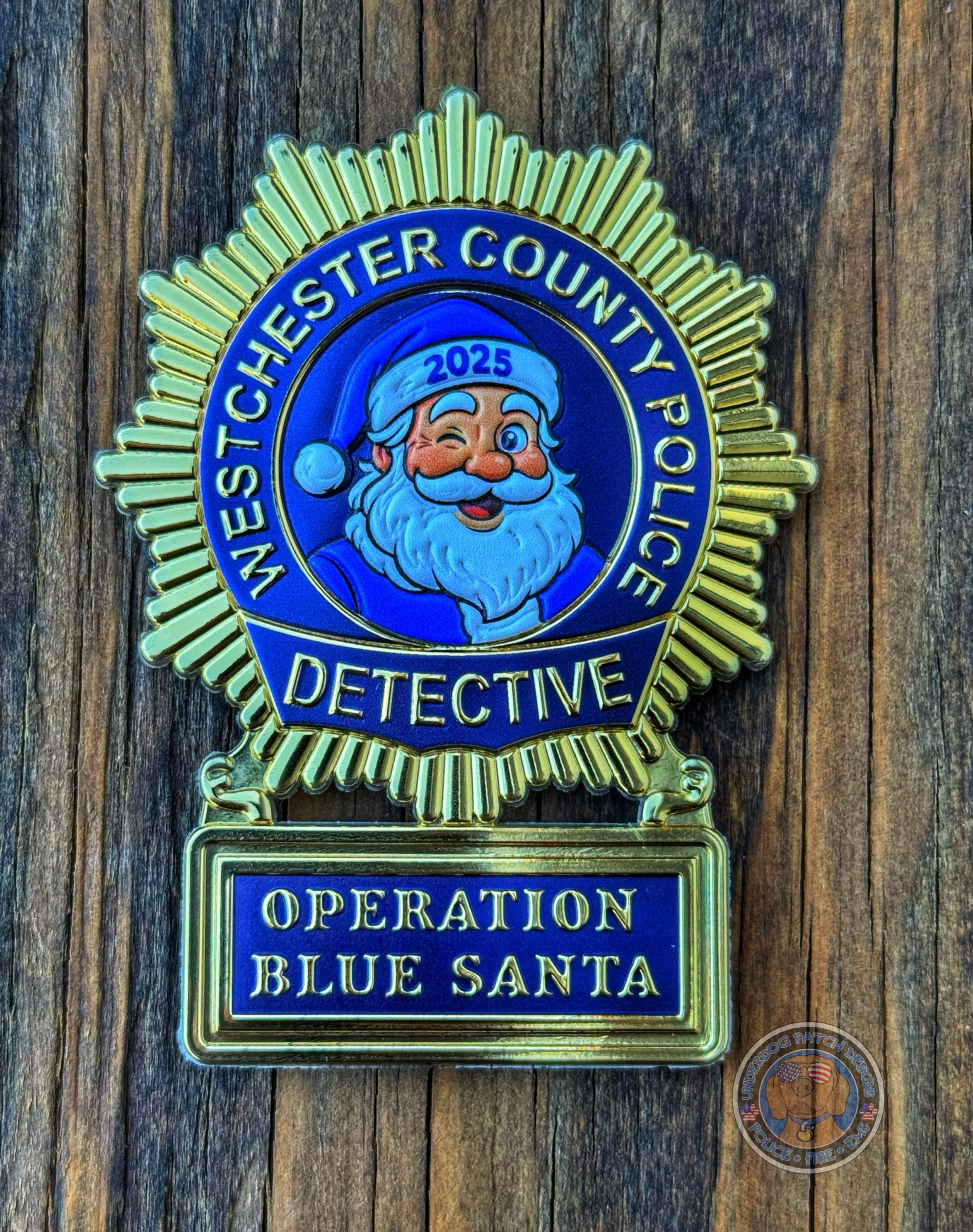 Westchester County Police NY Detective Flexible DuraShield with Velcro backing