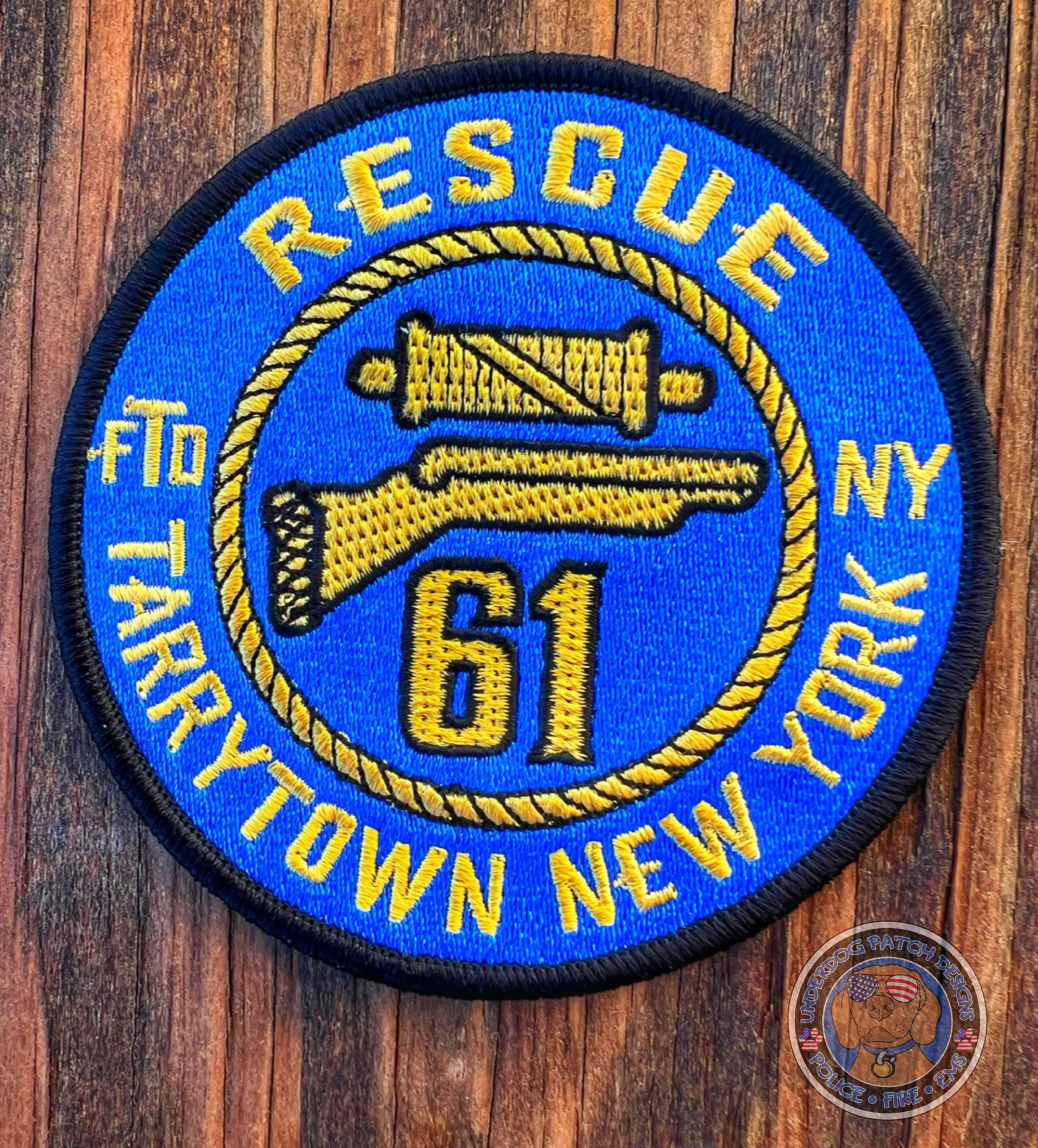 Tarrytown Fire Dept (NY) Rescue 61 patch 