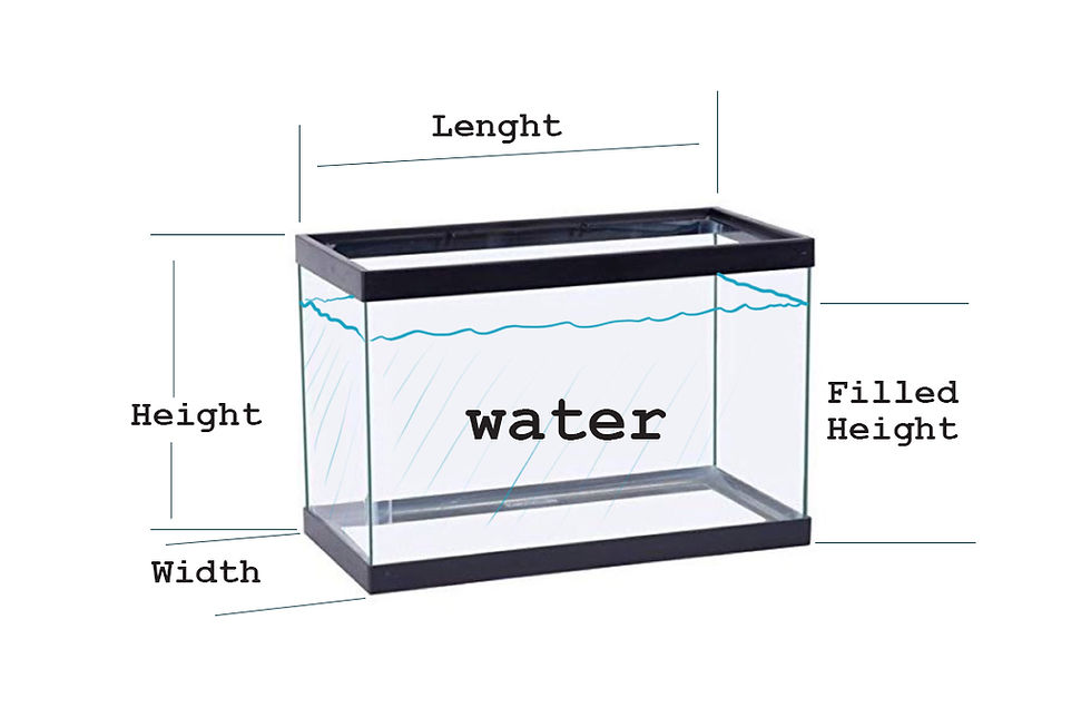 Aquarium Tank Volume Calculator into Gallons