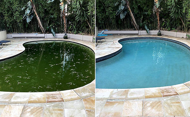Result after cleaned by a professional