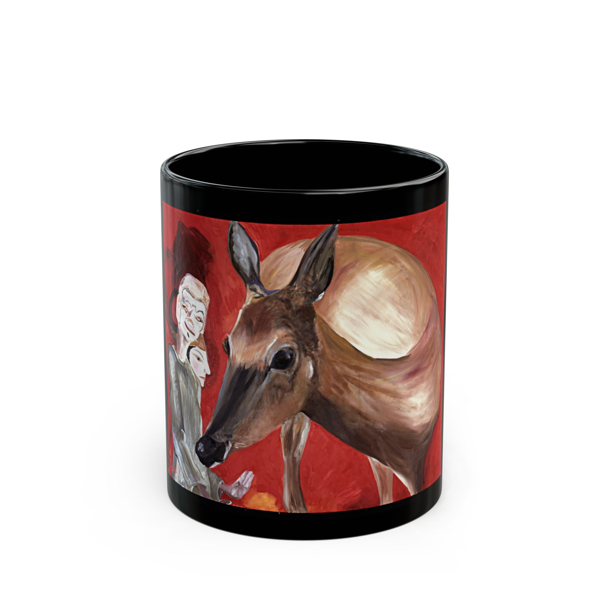 Tales From Inner Oz. The Deer Visits. Ceramic Coffee Mug