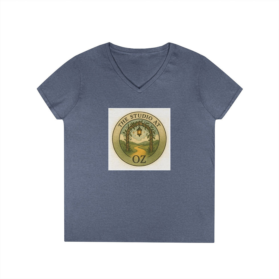 Thumbnail: Oz Studio Ladies' V-Neck T-Shirt
