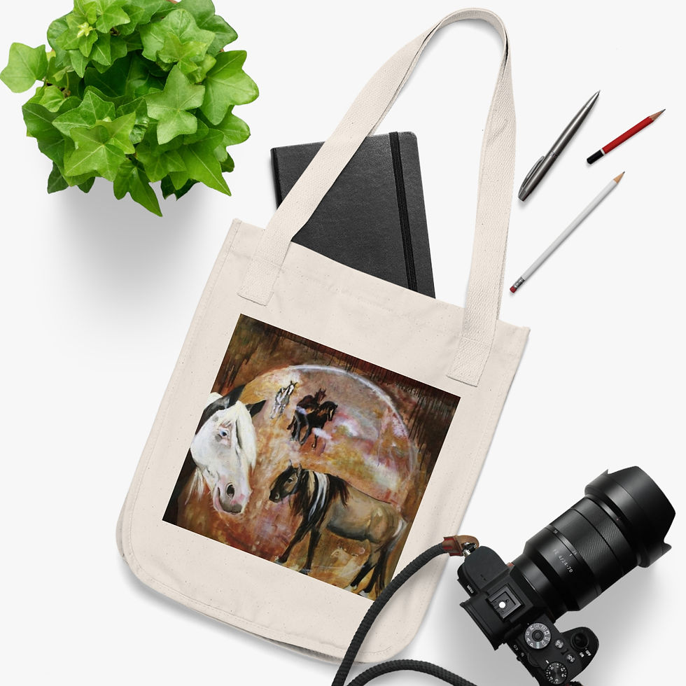 Thumbnail: Mustang Spirit Animal Tote Bag