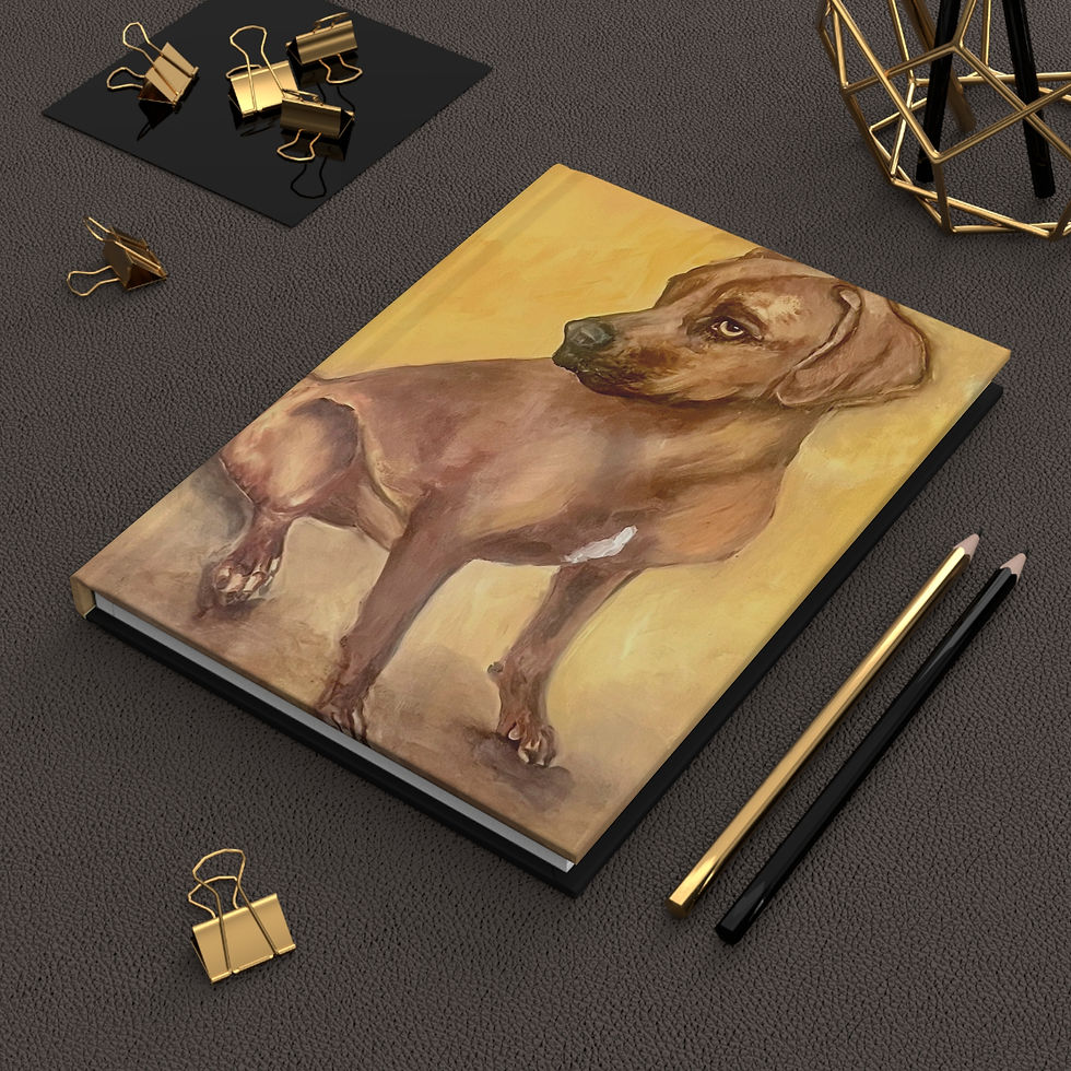 Thumbnail: Ridgeback  Dog Hardcover Journal