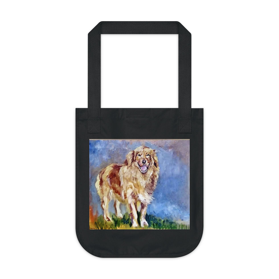 Thumbnail: Golden Retriever Tote | Those Who Walk Beside Us 