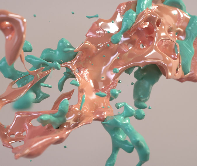3D飛濺