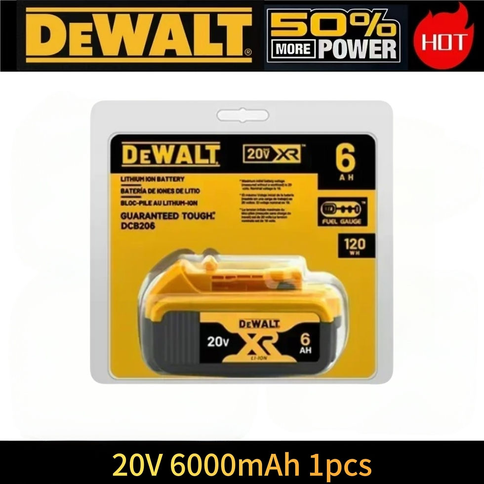 Miniatura: Original DeWalt 6.0Ah/5.0Ah 20V Battery Replaceable DCB184 DCB200 DCF892 DCF845 