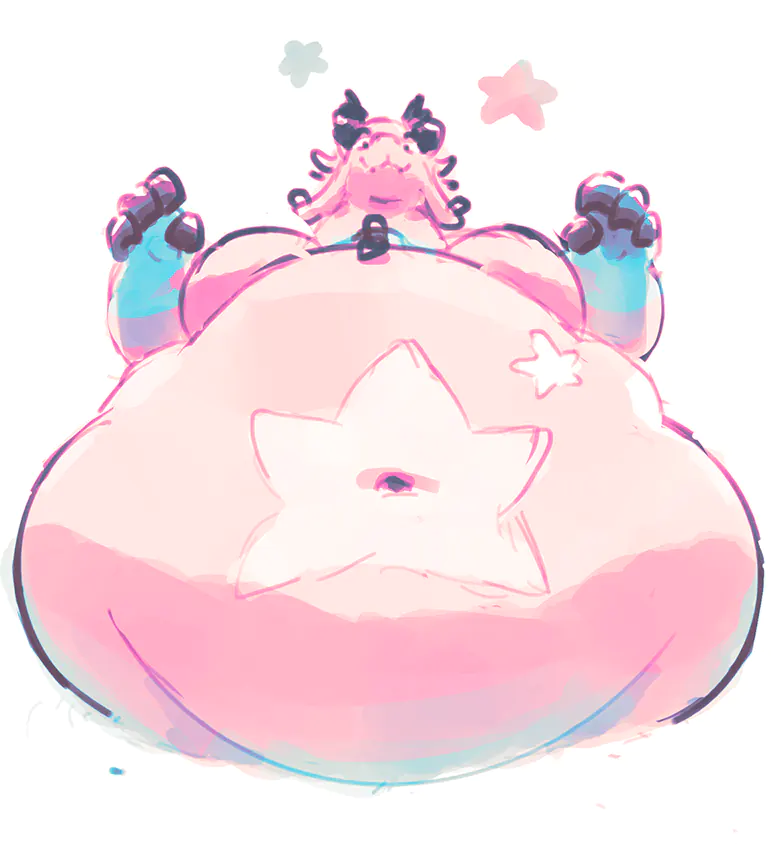 Fat furry art. Oxie art.