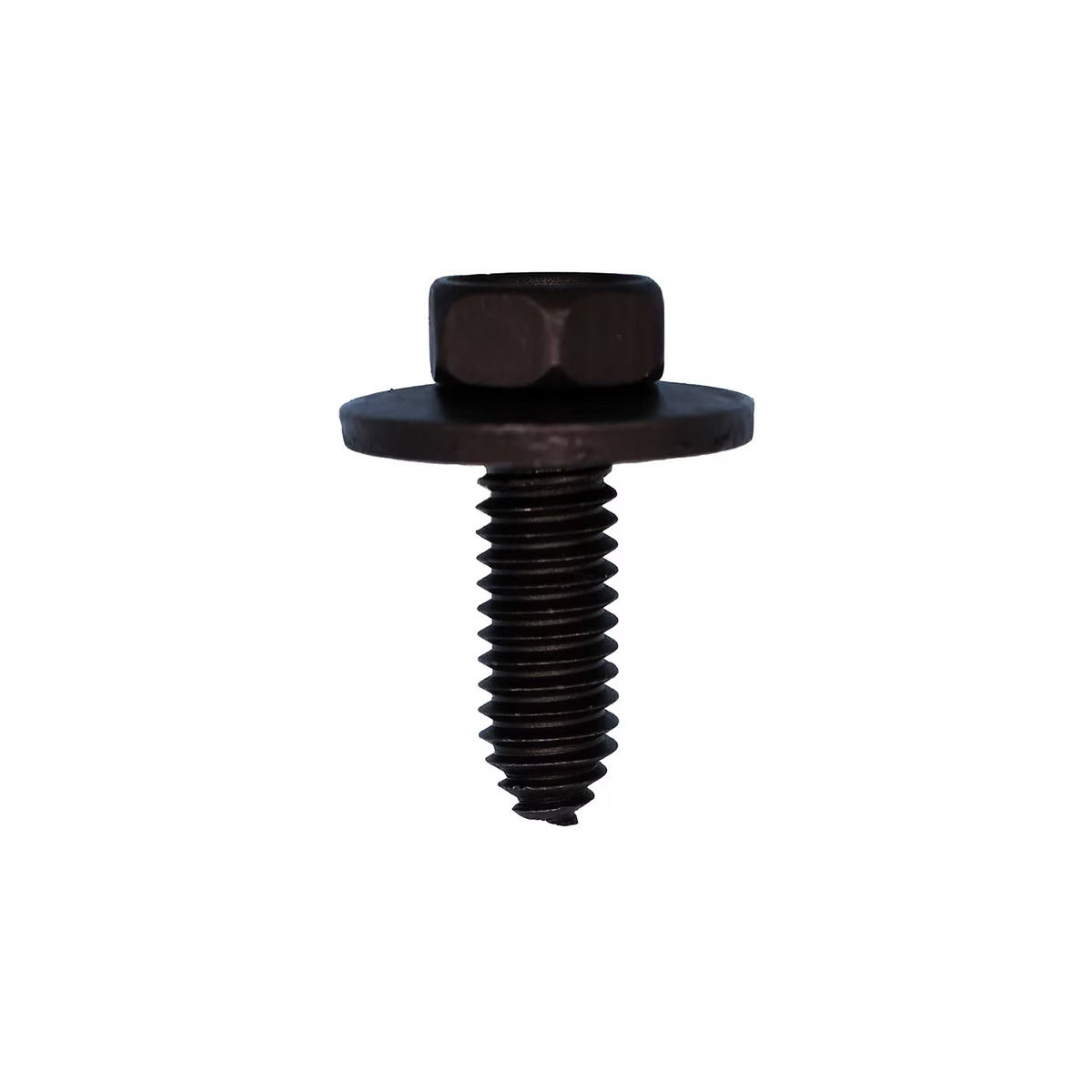 GM Body Bolt 11320 – 5/16"-18 x 1" Indented Hex SEMS Bolt with 7/8" Washer, Phosphate Finish – Qty 25