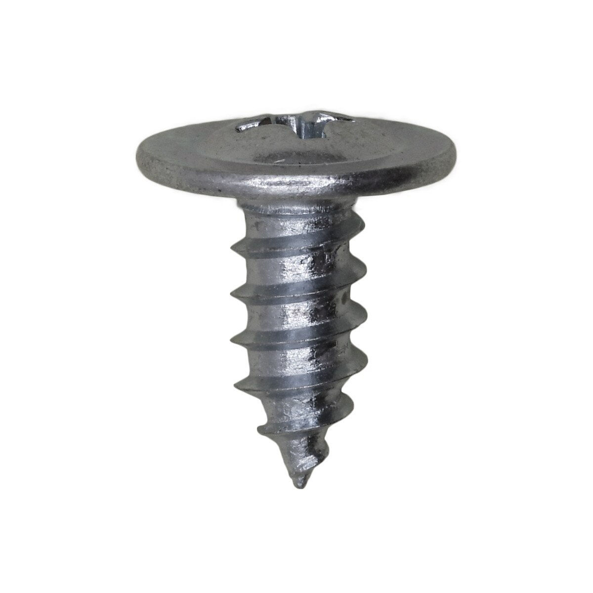 Auveco 10642 #8 x 1/2 inch Phillips flat head black phosphate tapping screw