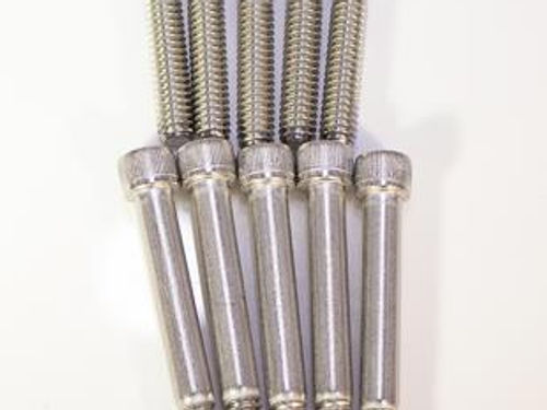 1/4-20 x 2-1/2" Stainless Knurled Socket Head Bolts – 20 Pack