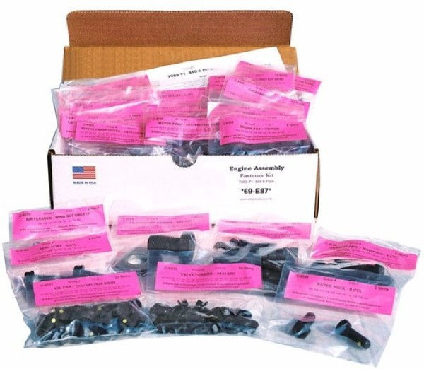 1966-67 Mopar 426 HEMI Master Engine Bolt Kit AMK 66-E74