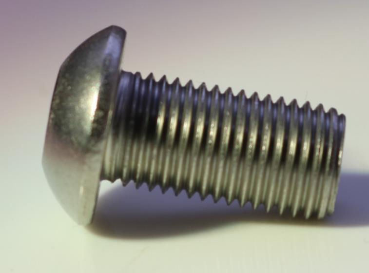 Thumbnail: 3/8-16 Stainless Steel Button Head Bolt Kit with Nylon Lock Nuts and Washers — 18-8 Stainless Fastener Assortment 290 Pieces