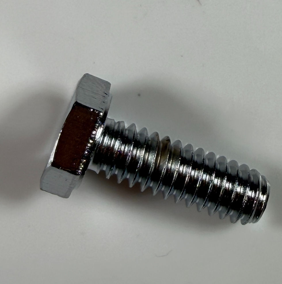 Thumbnail: 1/4-20 x 1-1/8 Grade 5 chrome hex bolt Gardner-Westcott 11216