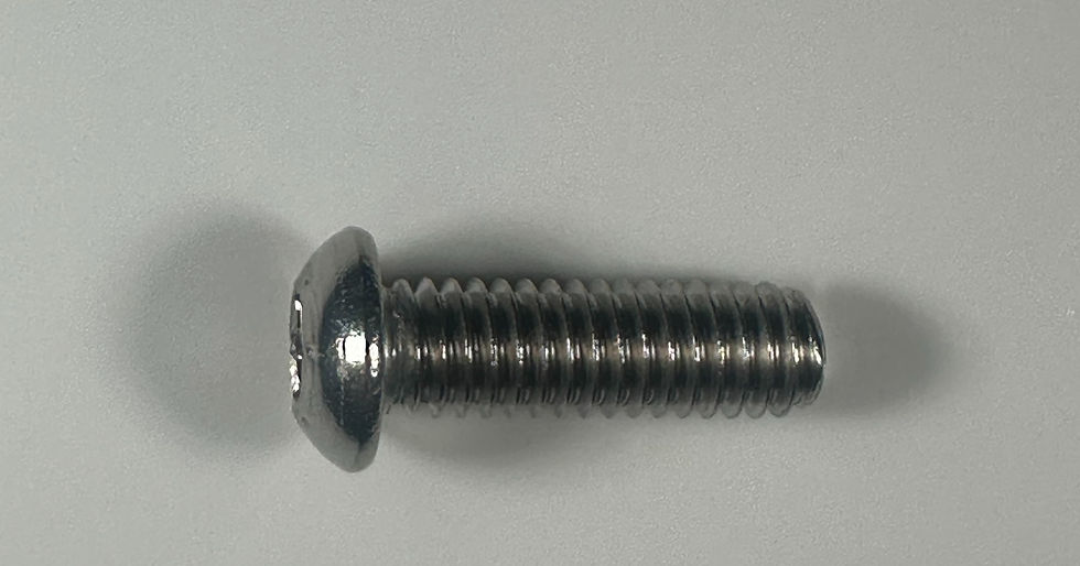 Thumbnail: 5/16-18 x 1/2 Button Head Torx Bolts 18-8 Stainless Steel T-40 Drive