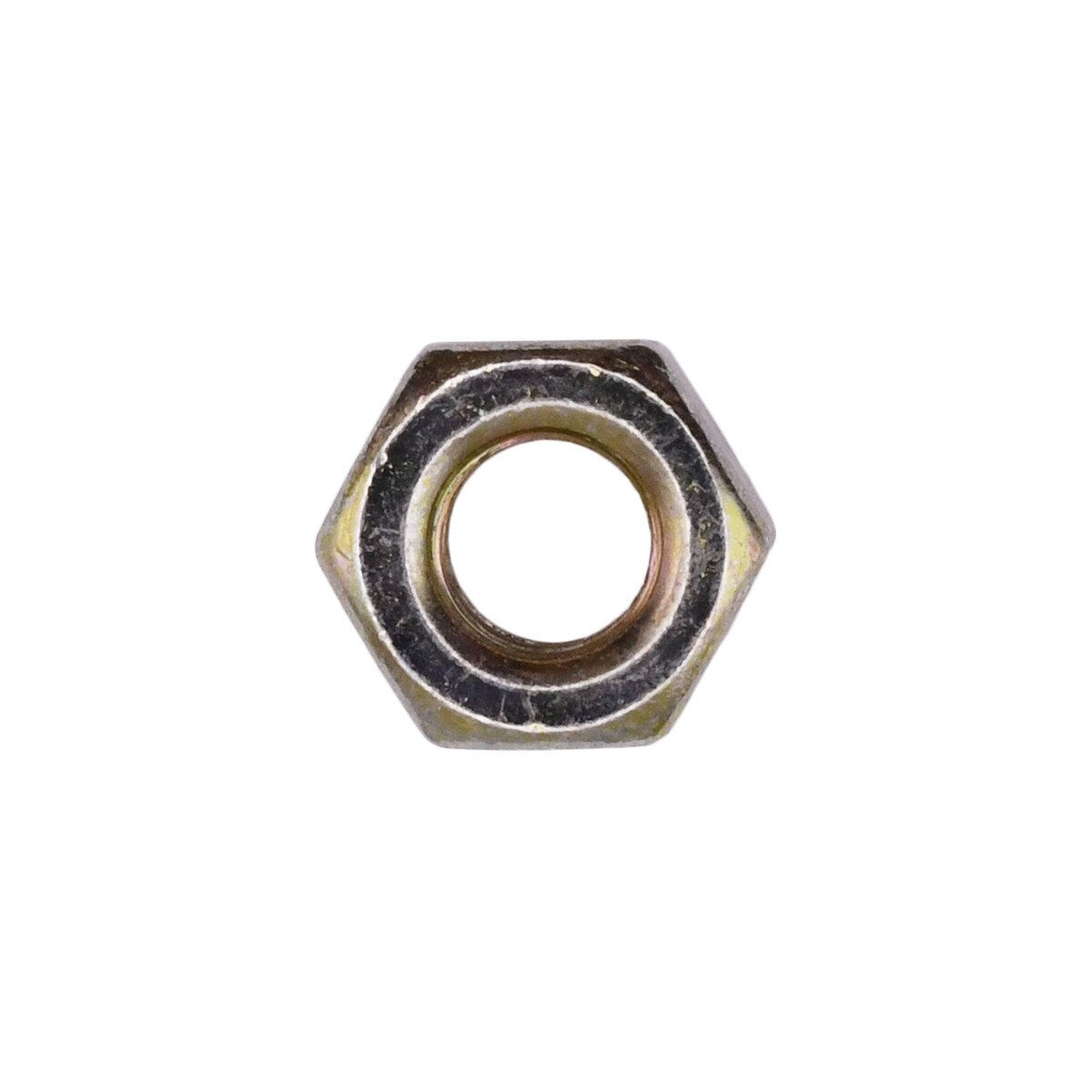 Auveco 9300 Grade 8 Hex Nuts 1/4-20 USS Zinc Yellow Qty 100