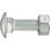 Thumbnail: 7/16-14 x 1-1/2 stainless steel capped bumper bolts kit