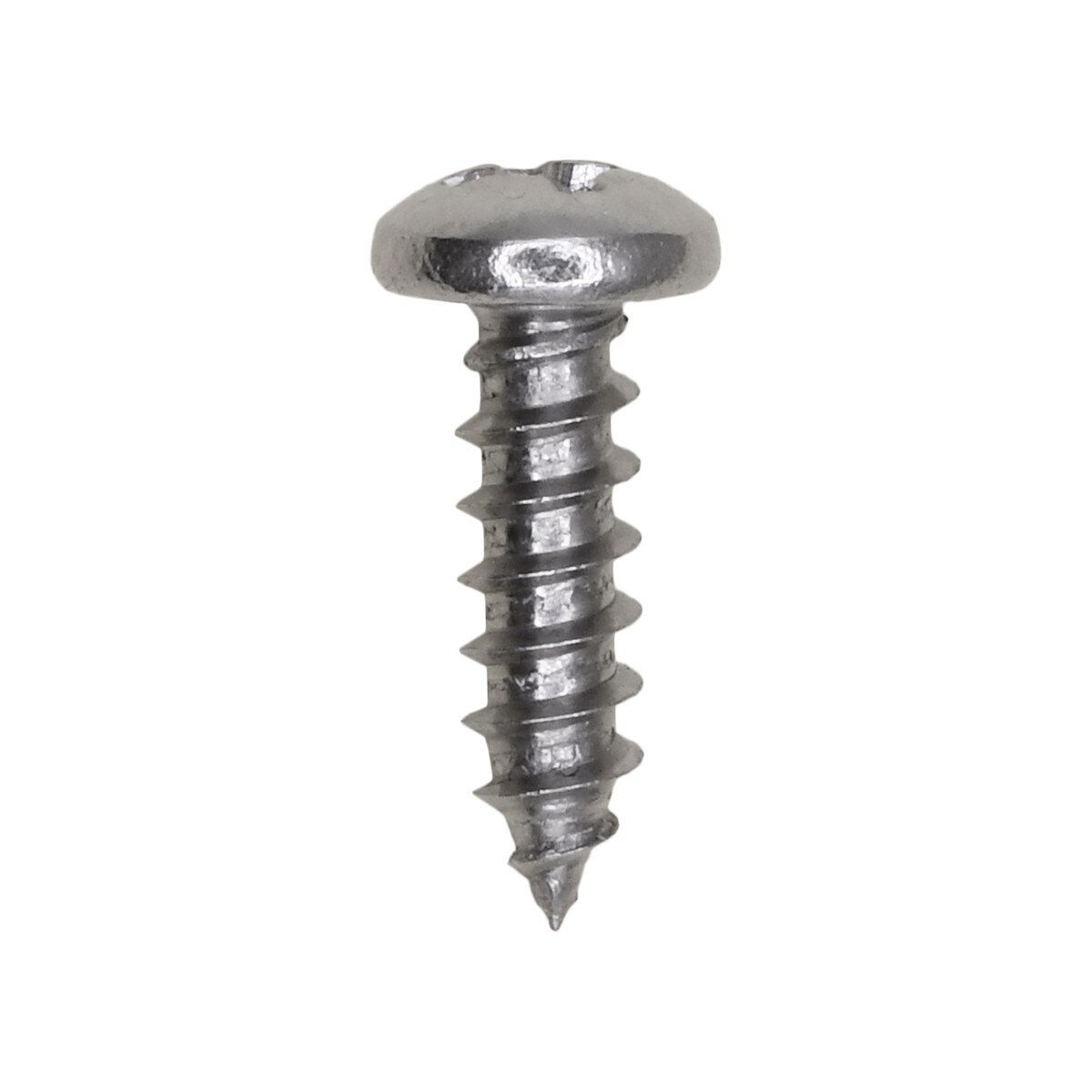 Stainless steel tapping screws #6 x 1/2 Phillips pan head Auveco 13265