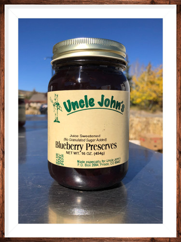 Blueberry Preserves (No Sugar Added) | uncle-johns