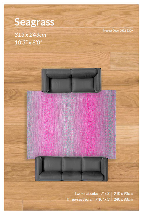 Thumbnail: Pink Sands Desing Rug - 313 x 243 cm - REF:0622-2309