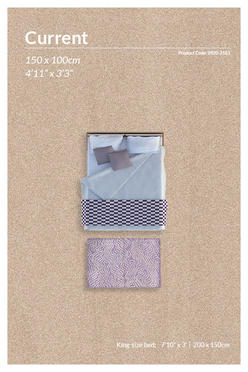 Thumbnail: Current Design Kilim Rug - 150 x 100 cm - REF:0920-2163