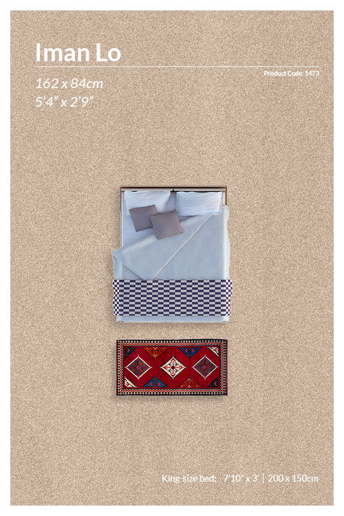 Fine Persian Qashqai Rug - 162 x 84 cm - REF:1473